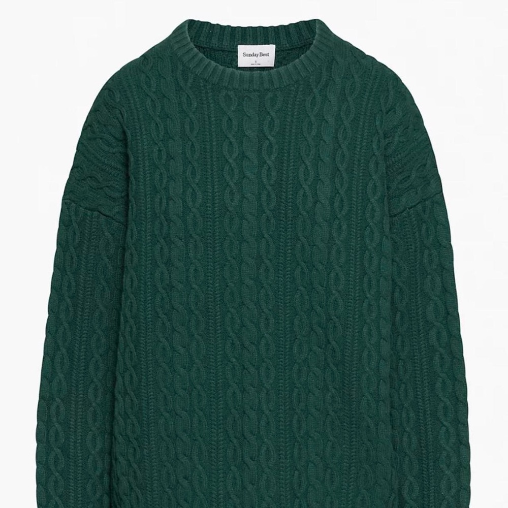 Aritzia Sunday Best Peggy Sweater in Scarab